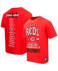 Pro Standard Men's Red Cincinnati Reds Oversized City Tour T-Shirt