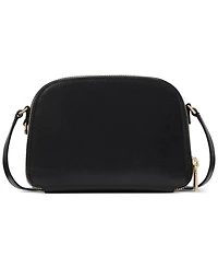 kate spade new york Devin Saffiano Leather Double Zip Dome Crossbody Bag