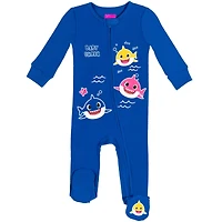 Baby Shark Boys Pinkfong 2 Pack Zip Up Sleep N' Play Coveralls