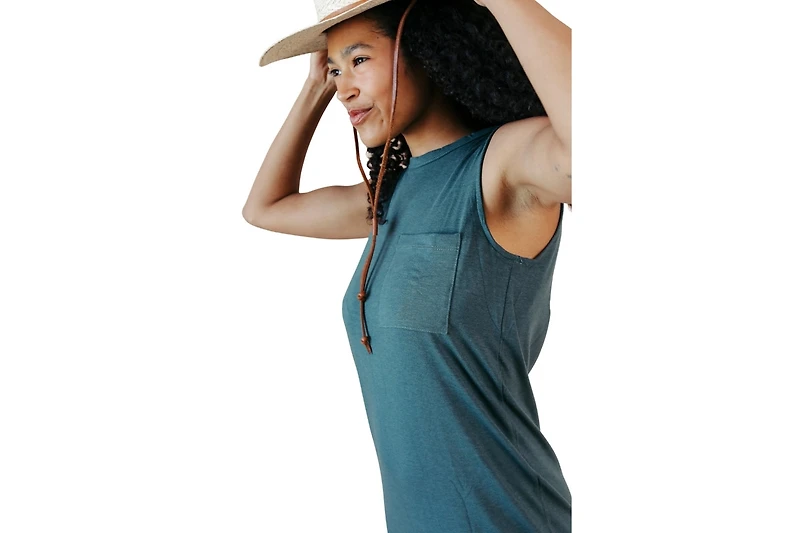 Poplinen Women's Sophie Organic Cotton + Tencel Tank Dress