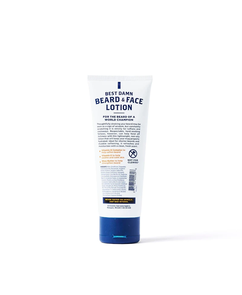 Duke Cannon Best Damn Beard and Face Lotion