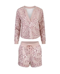 Adore Me Women's Lesley Sweatshirt & Shorts Set