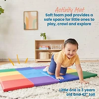 ECR4Kids SoftZone Square Dance Activity Mat, Contemporary