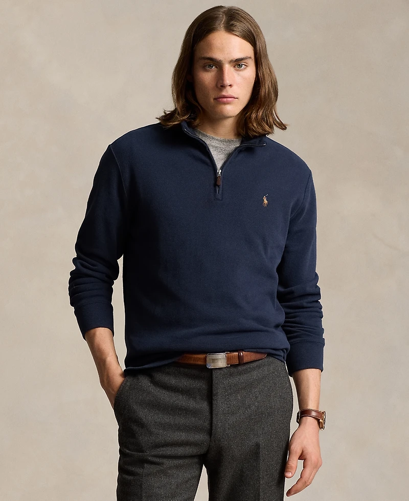 Polo Ralph Lauren Men's Estate-Rib Cotton Quarter-Zip Pullover