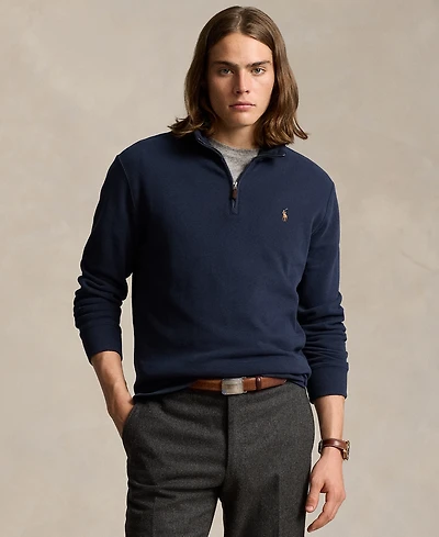 Polo Ralph Lauren Men's Estate-Rib Cotton Quarter-Zip Pullover