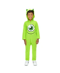 Monsters Inc. Toddler Boys Pixar Mike Wazowski Zip Up Cosplay Coverall