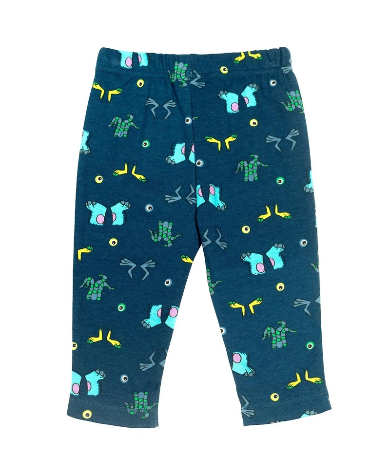Monsters Inc. Baby Boys Pixar Lion King Bodysuit Pants and Hat 3 Piece Outfit Set