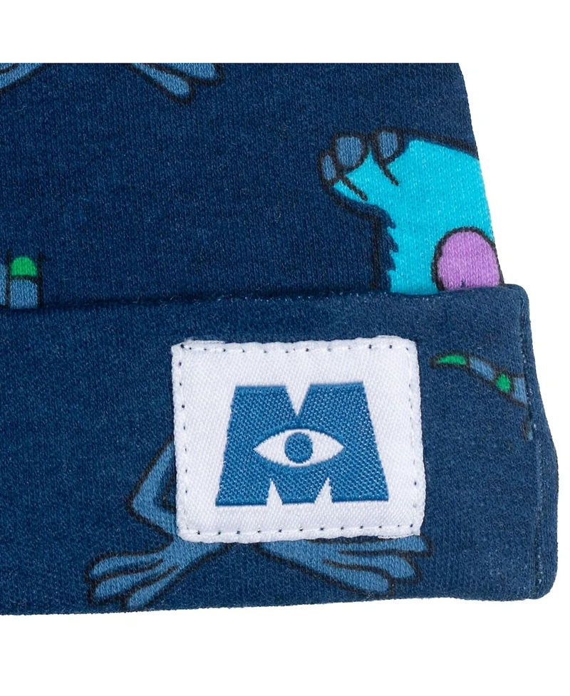 Monsters Inc. Baby Boys Pixar Lion King Bodysuit Pants and Hat 3 Piece Outfit Set