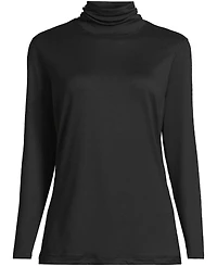 Lands' End Women's Baselayer Cozy Thermaskin Turtleneck Top