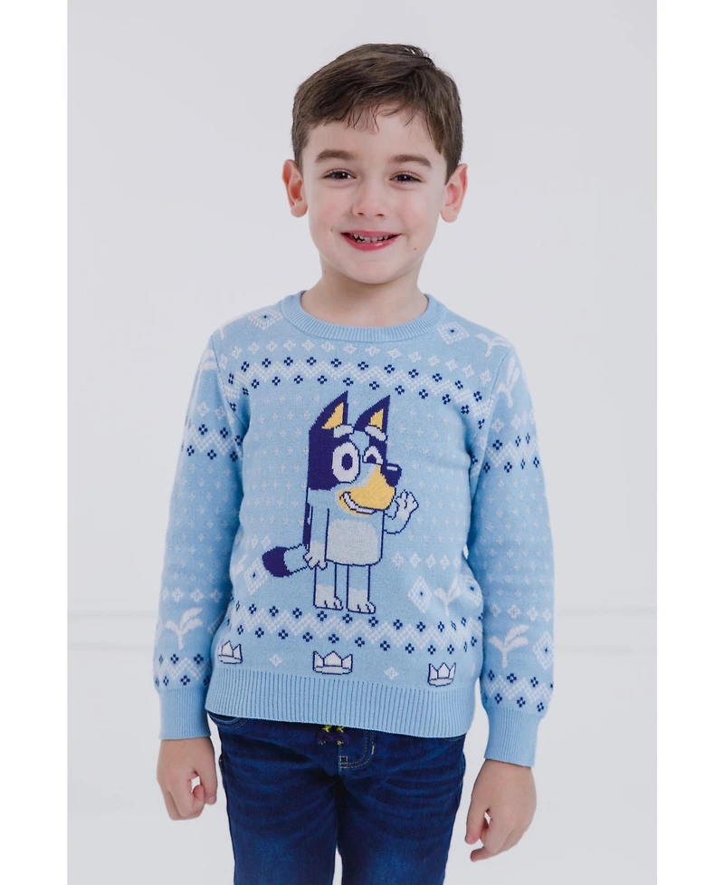 Bluey Toddler Girls Christmas Matching Family Sweater to Adult (2T - 2XL)