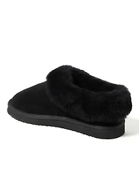 Fireside by Dearfoams Women's Adelaide Genuine Shearling Clog Slipper