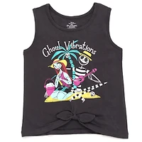 Nightmare Before Christmas Little Girls Tank Top and French Terry Shorts to