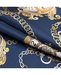Elizabetta Men's Like Clockwork - Silk Pocket Square for Men