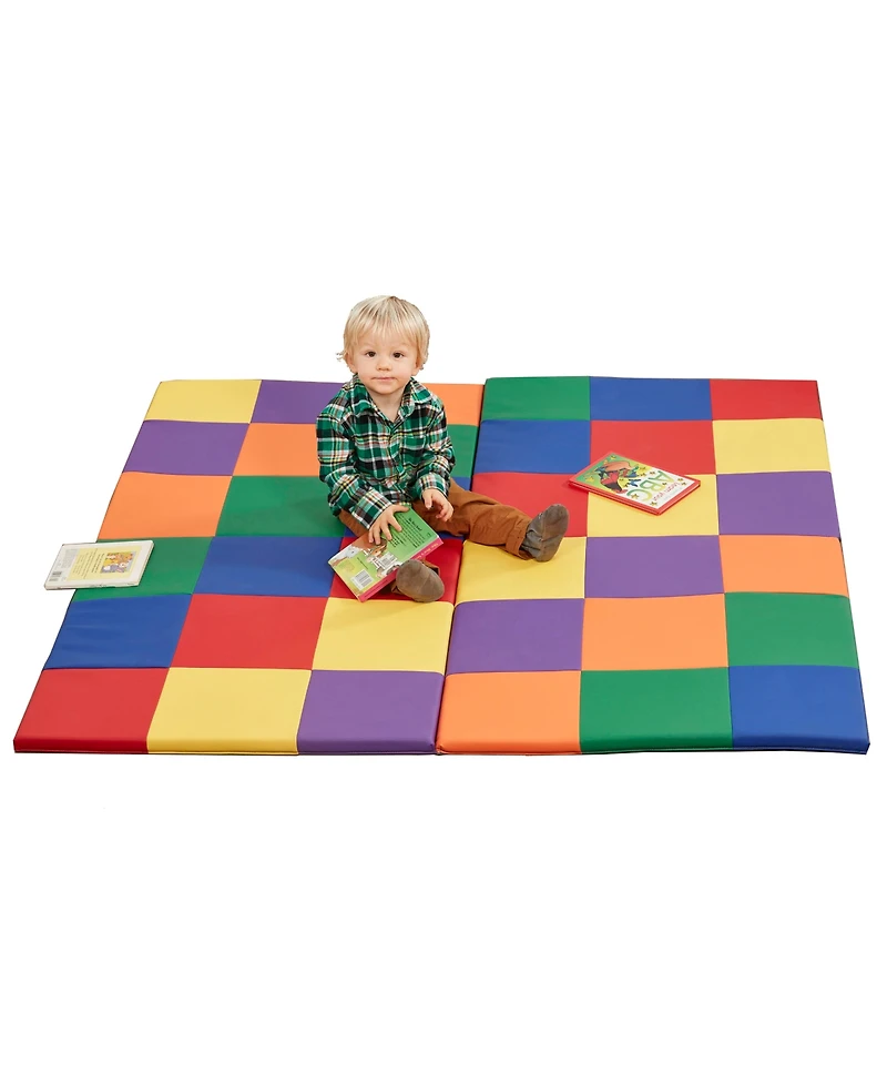 ECR4Kids SoftZone Patchwork Activity Mat, Assorted