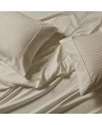 Extra Deep Pockets (22 inches) Stripe 650 Easy Care Sheet sets, California King