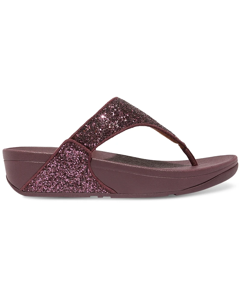 FitFlop Women's Lulu Glitter Toe-Thongs Sandal