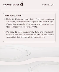 Intensive Hair and Scalp Led Light Therapy Hair Brush