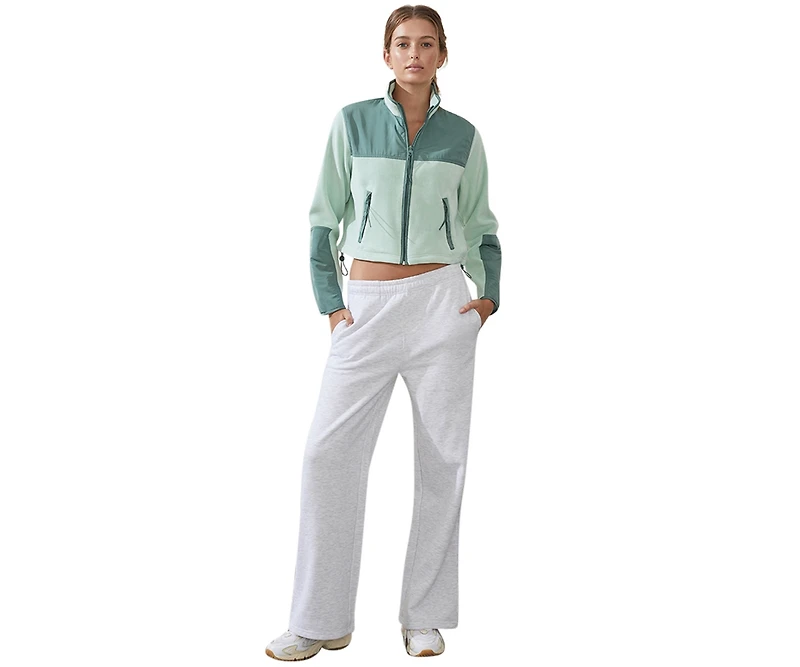 Cotton On Women's Active Plush Essential Straight Leg Sweatpant