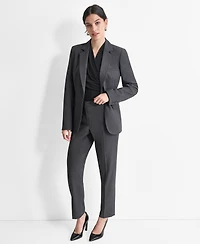 Dkny Women's Notch-Lapel Button-Front Long-Sleeve Jacket