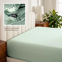 Bare Home Percale Fitted Sheet