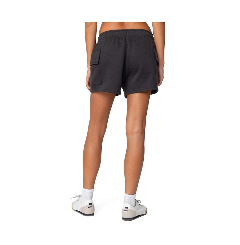 Edikted Women's Garnet Cargo Sweat Shorts