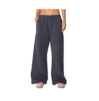 Edikted Womens Bonney Bow Detail Sweatpants