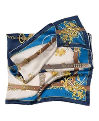Moment Time - Hand Rolled Silk Foulard for Women