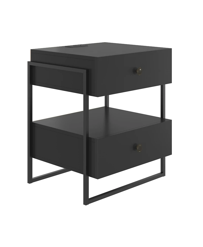 Boyd Sleep Pesaro Nightstand with Usb and Plug