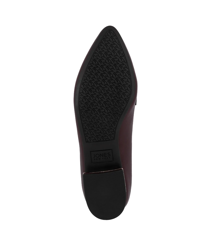 Jones New York Women's Quadia Pointed Toe Quilted Loafers
