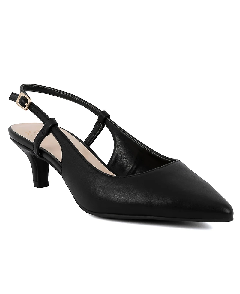 Jones New York Women's Charla Kitten Heel Slingback Pumps