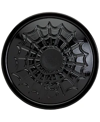 Smith and Clark Iron Works Enameled Cast Iron 3-Qt. Spider Web Dutch Oven