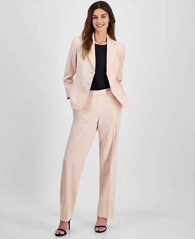 Le Suit Women's Two-Button Jacket & Pant Set