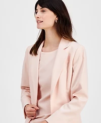 Le Suit Women's Elongated Blazer Dress Suit