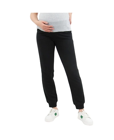 Indigo Poppy Maternity Black Ub Sweatpants