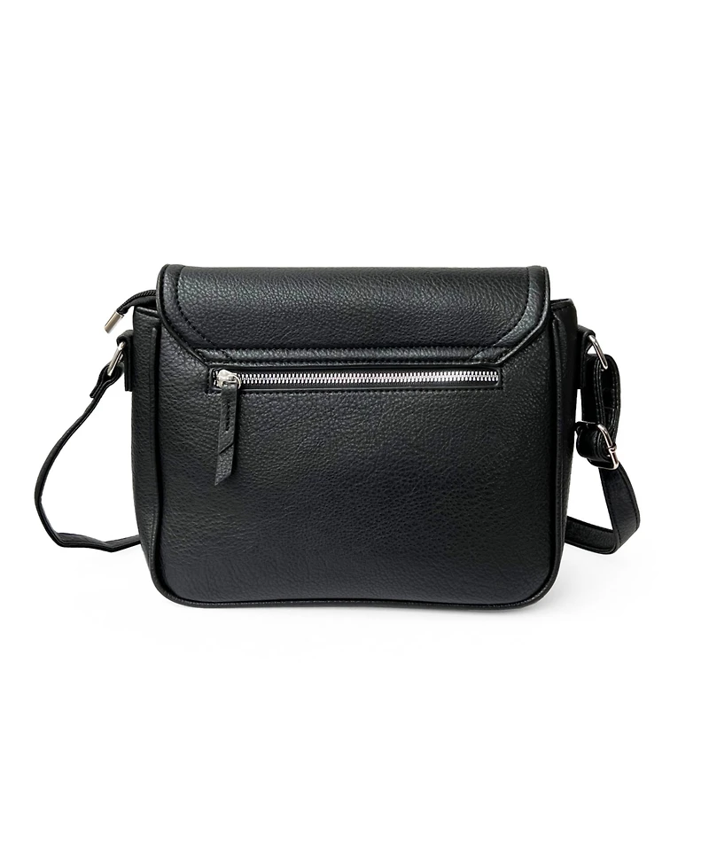 Ladies Crossbody Bag with Front Flap