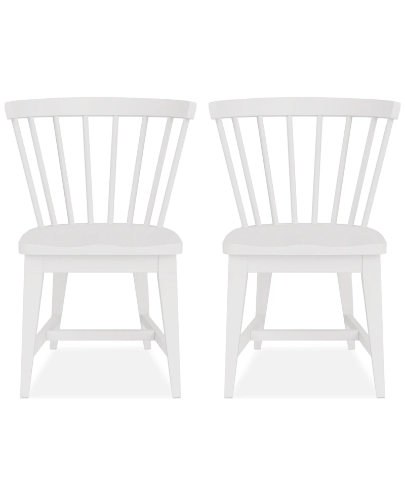 Closeout! Catriona Pc. Wood Side Chair Set