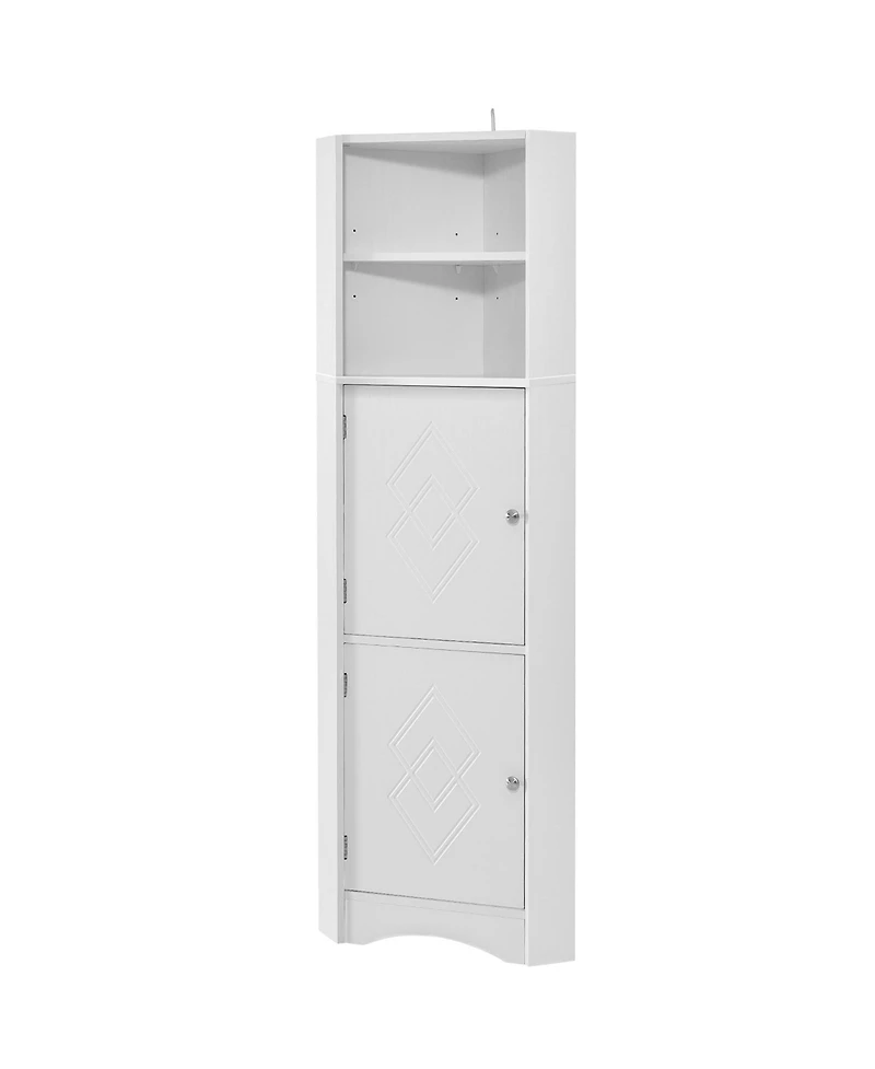 Bathroom Corner Cabinet – Space-Saving Storage Organizer with Stylish Design for Small Bathrooms