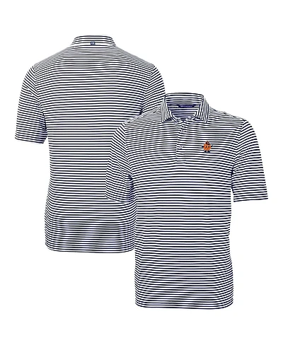 Cutter & Buck Men's Vault DryTec Virtue Eco Pique Stripe Polo