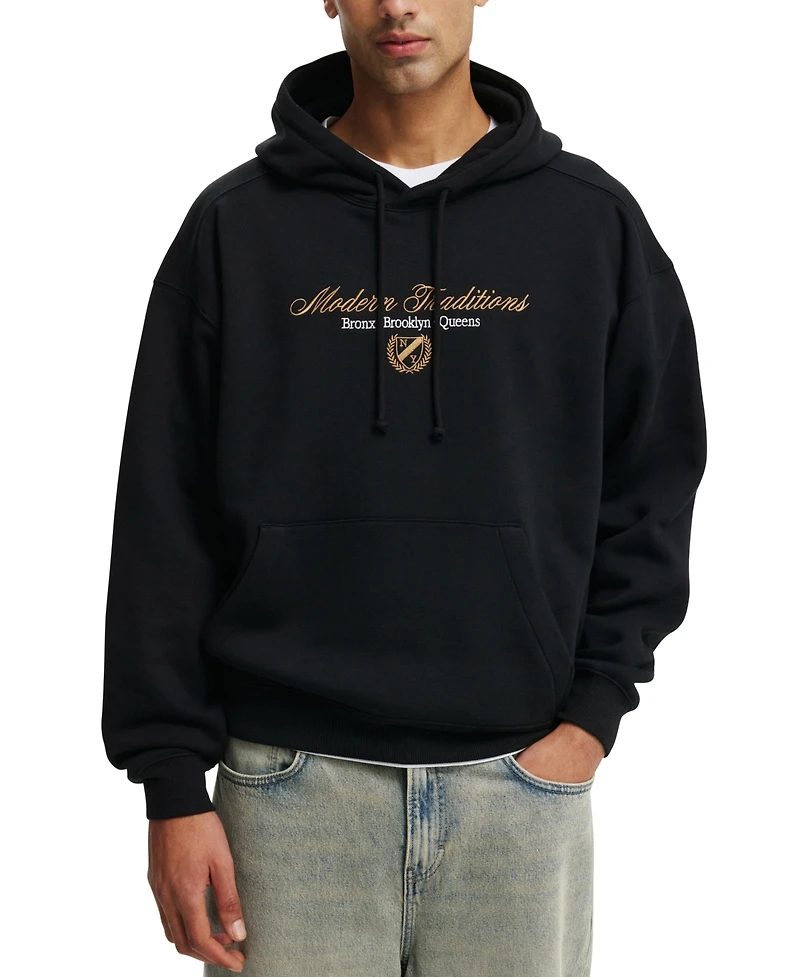 Cotton On Men's Box Fit Graphic Hoodie