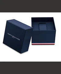 Tommy Hilfiger Men's Multifunction Silver-Tone Stainless Steel Bracelet Watch 46mm