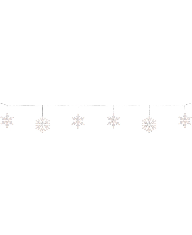 Northlight 150 Count Snowflake Icicle Christmas Lights 8.5 ft Wire