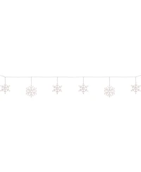 Northlight 150 Count Snowflake Icicle Christmas Lights 8.5 ft Wire