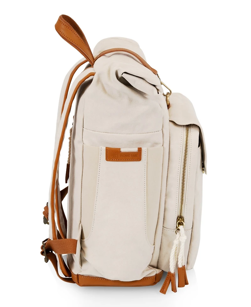 Picnic Time 20 Liter Carmel Roll Top Picnic Backpack Cooler
