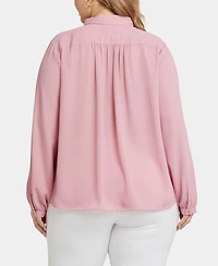 Nydj Plus Modern Blouse