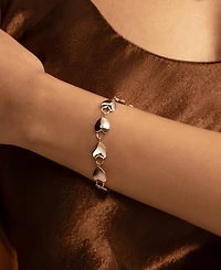 Olivia Burton Women's Locked Heart Rose Gold Plated Bracelet