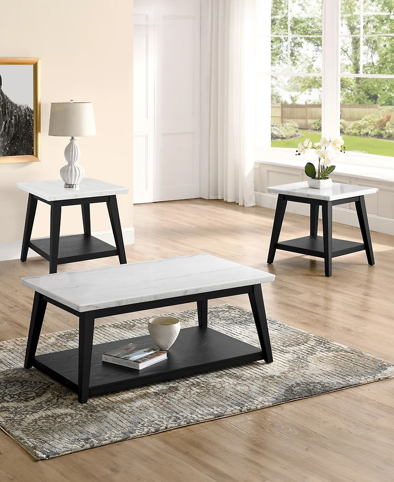 Mabell 26" Wood Cocktail Table