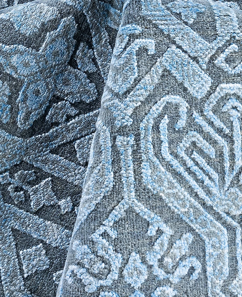 Adorn Hand Woven Rugs Indian Ooak M7226 7'10''x9'10'' Area Rug