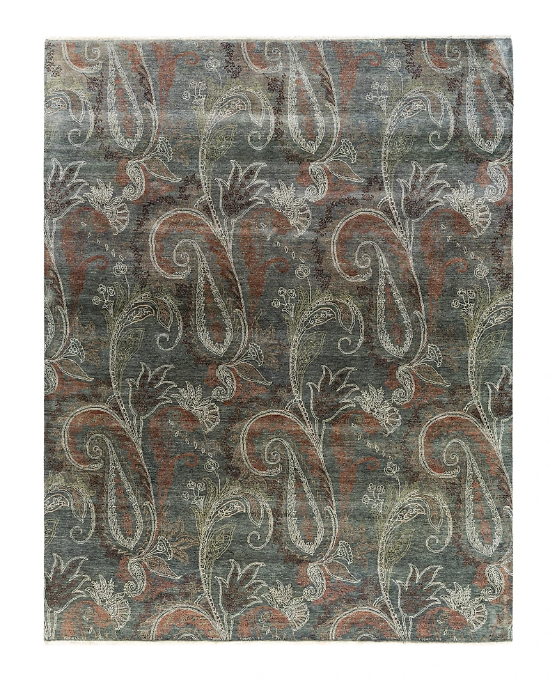 Adorn Hand Woven Rugs Indian Ooak M6169 7'10''x10' Area Rug