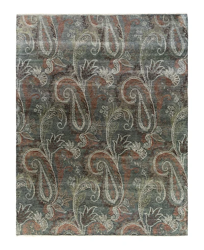 Adorn Hand Woven Rugs Indian Ooak M6169 7'10''x10' Area Rug