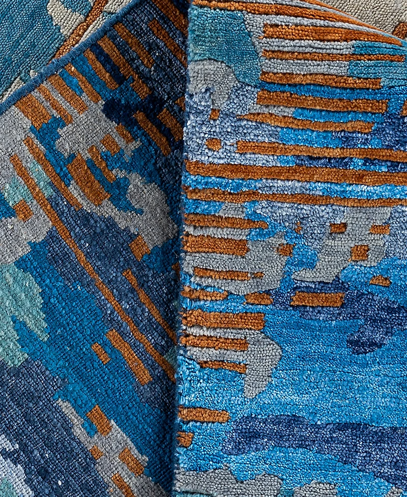 Adorn Hand Woven Rugs Indian Ooak M7174 9'1''x12'3'' Area Rug